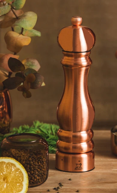 PEUGEOT Pfeffermühle PARIS CHEF COPPER Gewürzmühle Uselect 22 cm kupfer 39806