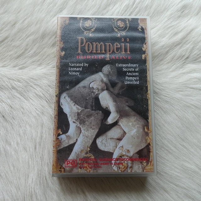 LEONARD NIMOY POMPEII Buried Alive VHS Vintage Pompeii Documentary ...