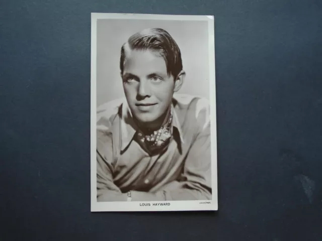 Hollywood Actor:   Louis Hayward - Universal - Rp - Unposted