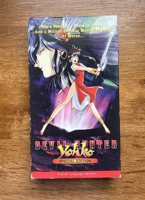 DEVIL HUNTER Yohko Special Edition English Dubbed VHS 1990 Anime Animation