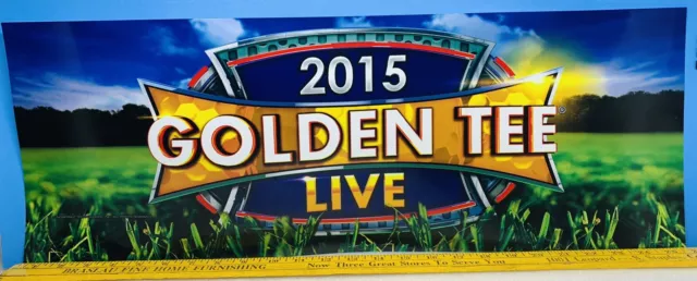 Incredible Technologies Golden Tee 2015 Live Marquee Incredible Technologies Golden Tee 2015 Live Marquee