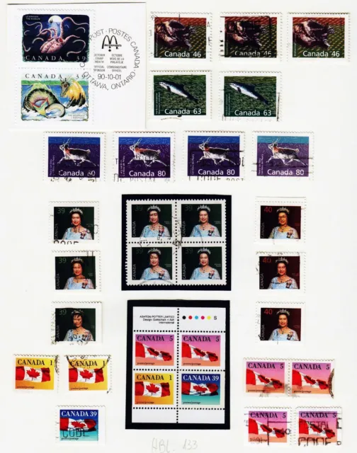 Canada°/** approx. 1990-92 on 14 album sheets!! many extras + Zsdr.  - Rare -