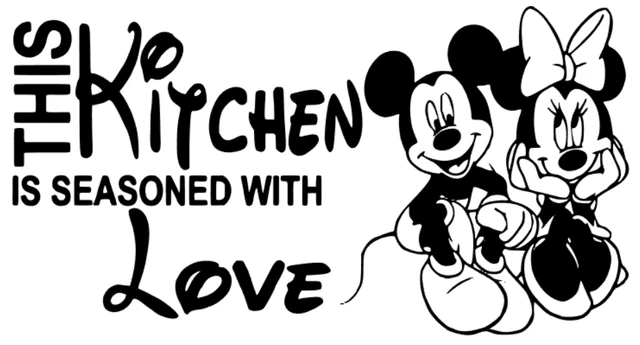 Citation Style Disney Citation Mickey Minnie Vinyle Art Mural Citation Murale Art De La Maison Royaume Uni Eur 17 74 Picclick Fr