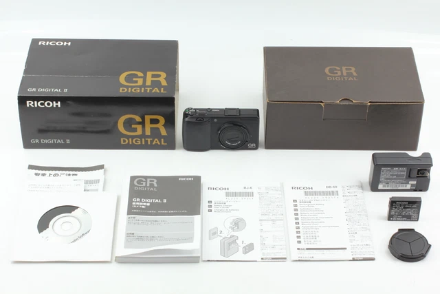 [Near MINT] SH 5709 RICOH GR DIGITAL II 10.1MP Digital Camera Black From JAPAN 2