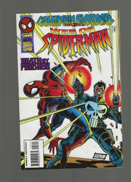 Web of Spider-Man #127 (1995, Marvel) Mint 9.6, Punisher, Max Clonage part 2