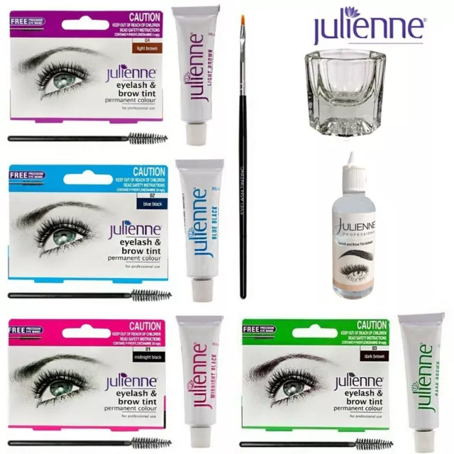 Julienne Professional Eyelash & Brow Tint and Full kit