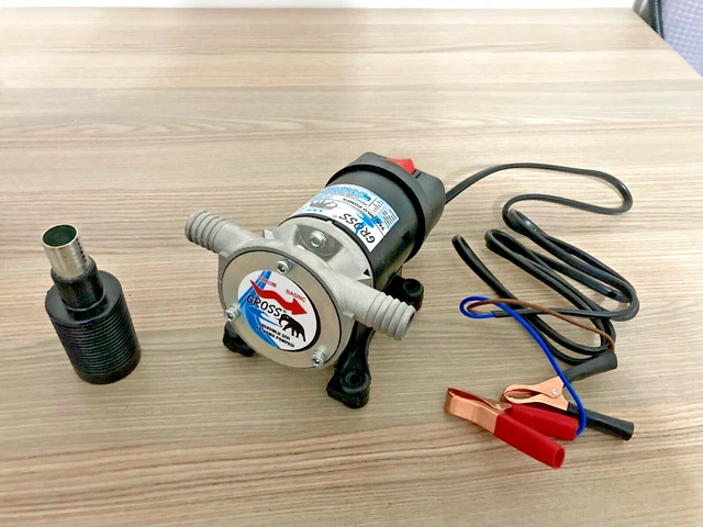 Pompa elettrica di trasferimento carburante Diesel Kerosene Oil Auto...