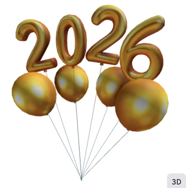 ROBLOX JANUAR 2026 Artikel Spielzeug 2026 Golden Party Balloons Code ROBLOX Januar 2026 Artikel Spielzeug 2026 Golden Party.webp
