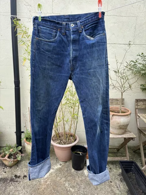 LVC 1944 Levi’s 555 Stamp Selvedge 32 WW2 Vtg 501  Collection Jeans S501xx Denim