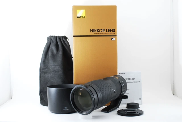 [Top MINT inBox] Nikon AF-S Nikkor 200-500mm f5.6e ed vr Lens AF FX full size JP