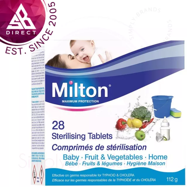Milton Standard Stérilisation Tablette │ Maximum De Protection & Durable Effet │