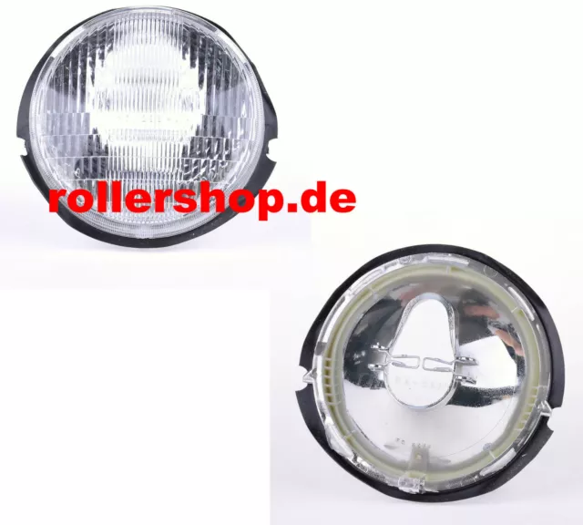 Scheinwerfer Vespa PK 50 XL, PK 80, PK 125, SIEM mit e3, DGM