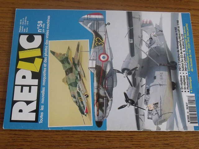 Revue Maquettiste REPLIC N°227 - Avions Militaires (RAF SE5a, Sea Fury, Hawk...) - Occasion