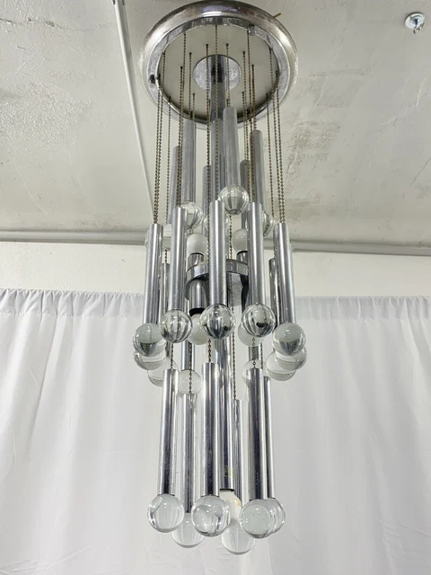 Gaetano Sciolari Chandelier 7 LIGHTS Design Vintage