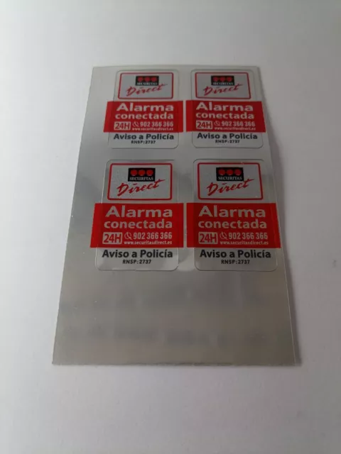 Etiqueta Adhesiva Disuasoria Original Securitas Direct