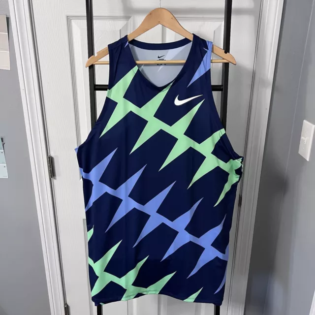 Nike Elite Pro Singlet Track & Field Men’s Size XL Tall (CI0803-492) NEW! NWOT!