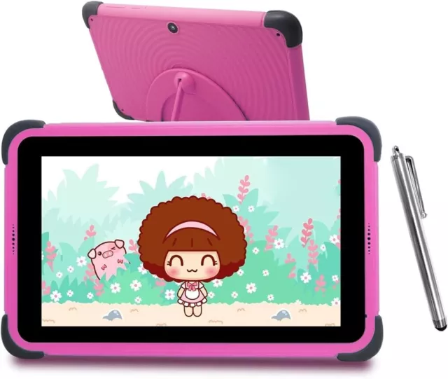 CWOWDEFU Tablet 32GB +2GB para niños 8" Android 11 PC Kids ROSA, ENVIO 24H