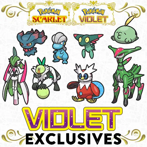 Elegir Su Pokemon Violet Exclusivo Paradox Pokedex Brillante Abalorio Sv