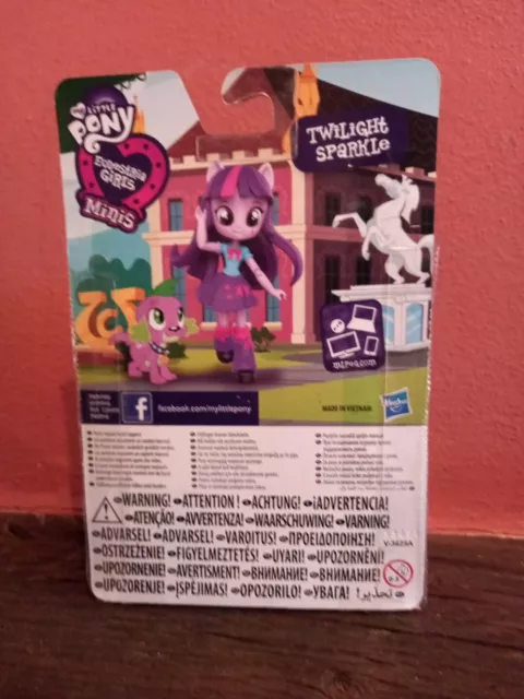 Twilight Sparkle My Little Pony Equestria Girls Mini Minis Doll box figura 2015 2