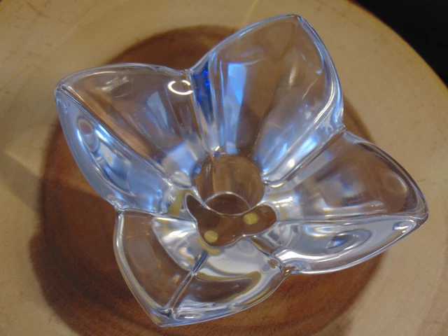 Porte Bougie - Fleur de Lotus - Orange et Or - 13.5 cm - Coquilles de