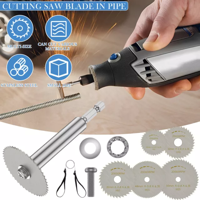 1 Set PVC Pipe Inside Cutter Stainless Steel Plumbing with 1/4" Hex Shank US✥