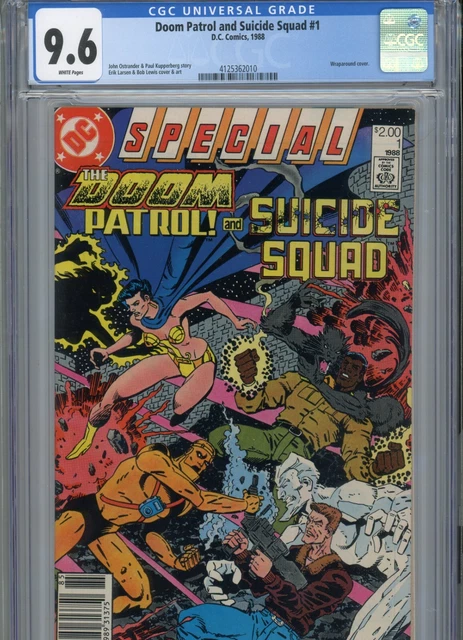 Doom Patrol And Suicide Squad #1 Nm 9.6 Cgc Canadian Price Variant Larsen Cover