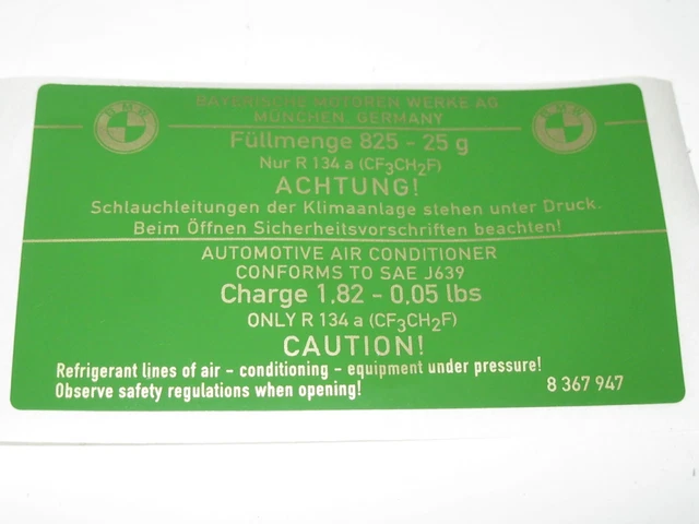 VW GOLF 5G Mk7 autocollant de siège auto airbag enfant neuf 5G0010029J