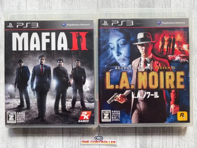 SONY PlayStation 3 PS3 Mafia II  & L.A. Noire set from Japan