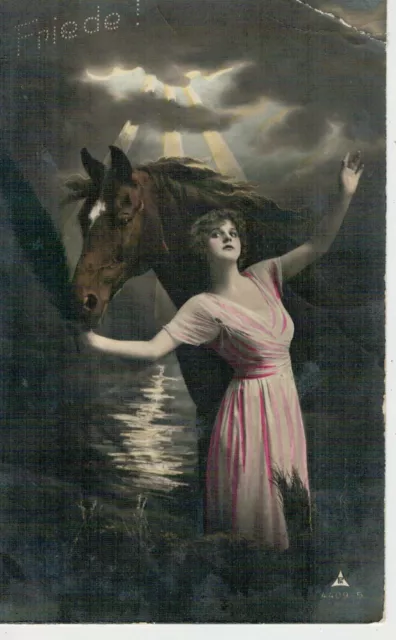 Carte Postale Bébé - Friede - Petite Format - Relief - - Neuve 1918
