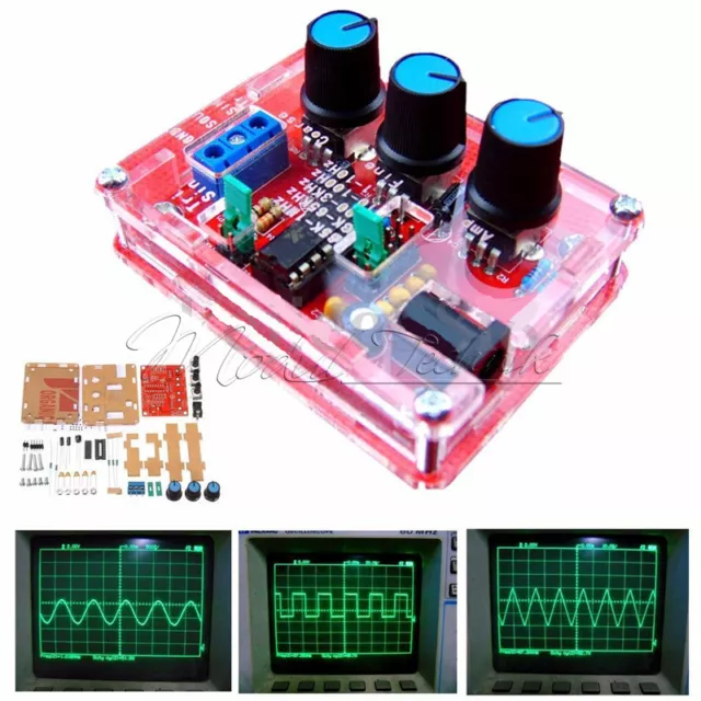 Neu XR2206 1HZ-1MHZ Funktionsgenerator Signalgenerator Sine Triangle Square Wave