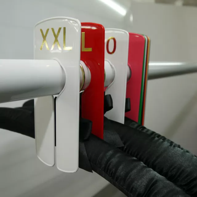 Garment Rail Clothes Size Rail Dividers Plain, Sizes and Numbers (packs)