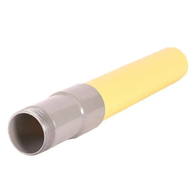 1-1/4 In. IPS Poly DR 11 to 1-1/4 In. MIP Underground Yellow Poly Gas Transition