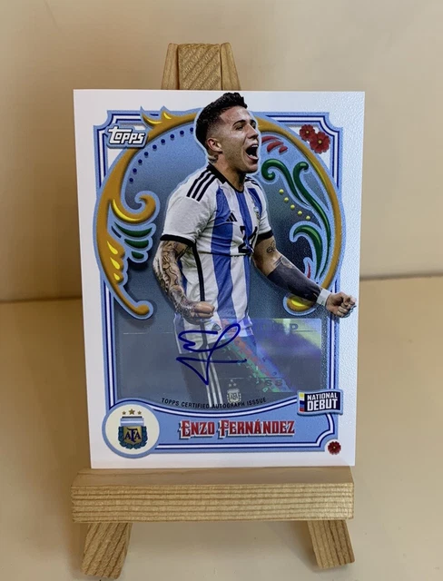 enzo fernandez auto /15 topps argentina enzo fernandez auto /15 topps argentina