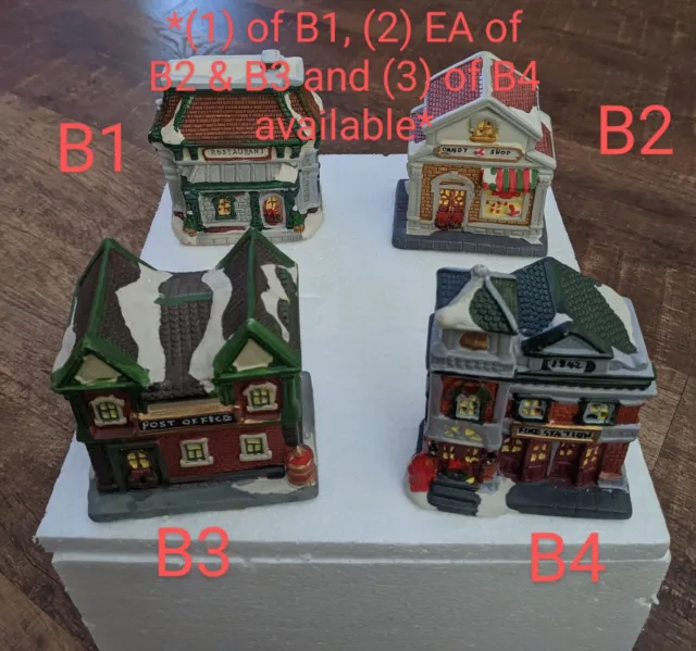 CHOOSE ONE: COBBLESTONE CORNERS Collectibles Christmas Building NEW