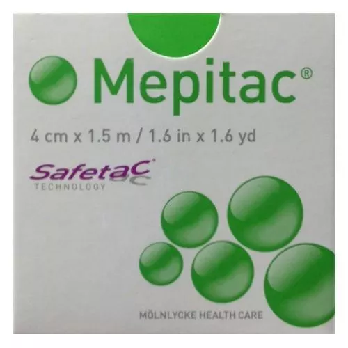 Mepitac Fixation Soft Silicone Tape 4cm x 1.5m | UK Pharmacy | Fast Dispatch