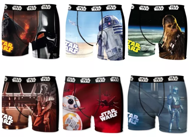 Restposten Star Wars / Disney 10 Stk Boxershorts  Zufallsmix aus vielen Motiven