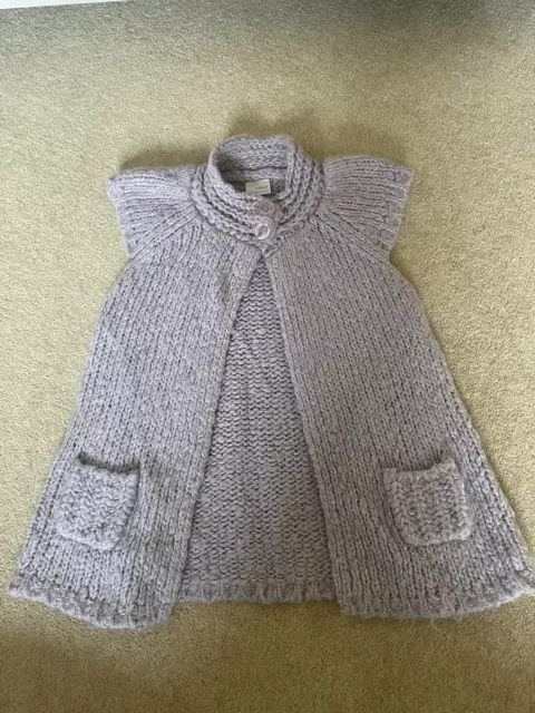 Next Girls Lilac Cardigan Jumper age 11