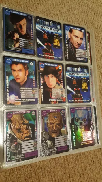 Doctor Who Monster Invasion, Extreme & Ultimate (einige selten) insgesamt 227