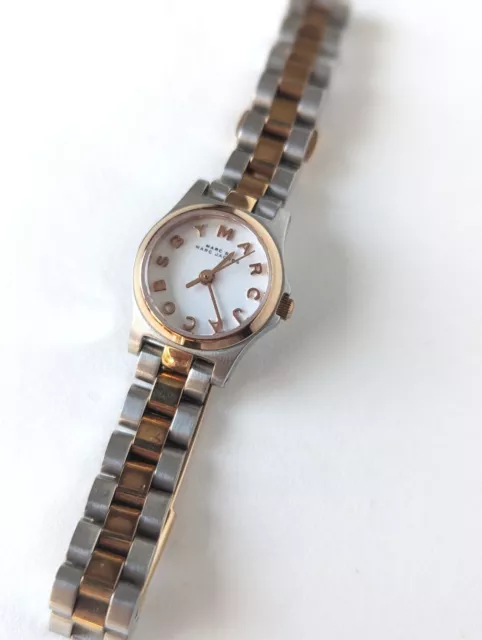 Marc Jacobs Ladies Two Tone Dinky Henry Watch MBM3261