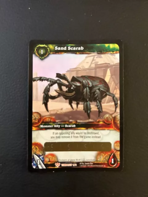 World of Warcraft TCG UNSCRATCHED Loot Card - Sand Scarab - WoW TCG