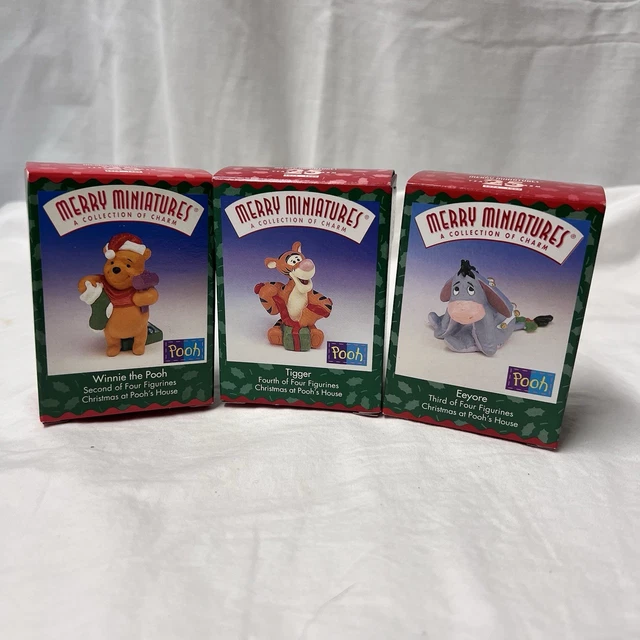 Hallmark Merry Miniatures Eeyore Ornament - 1999 Collectible Christmas Winnie The Pooh Character - View #10