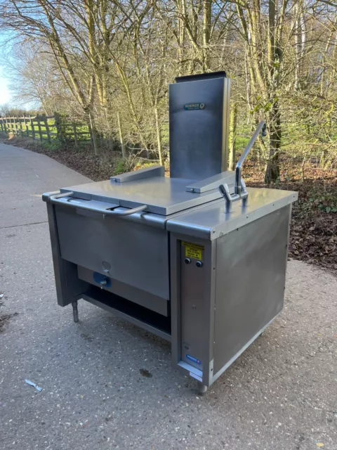 Rosinox 125 Litre Gas Commercial Bratt Pan Fully Operational