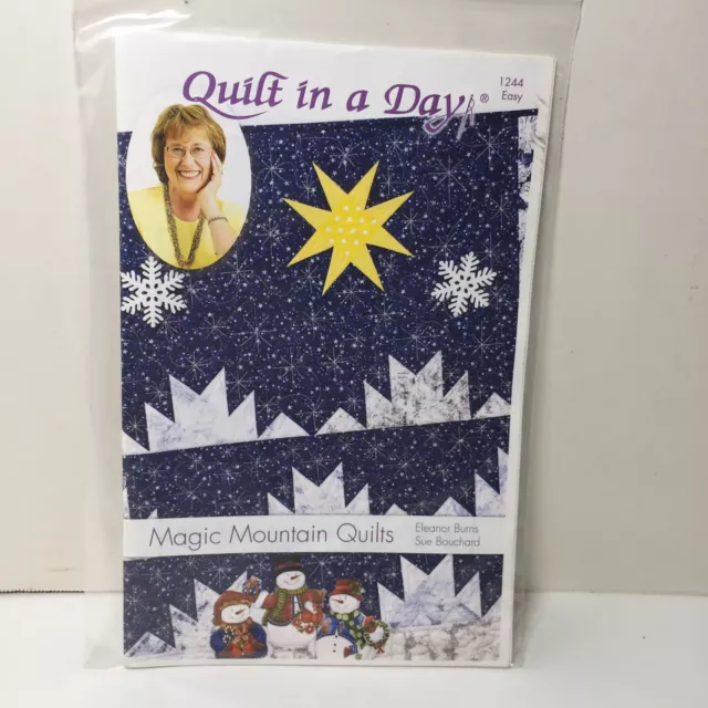 Magic Mountain Quilts Quilt Pattern Quilt in a Day 52" x 60"