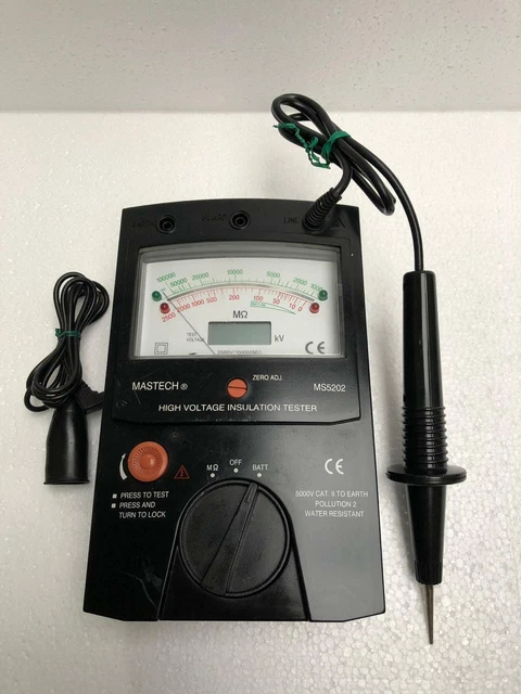 MASTECH MS5202 Analogico Alta Tensione Isolamento Tester 5000 V ( Per Parti )