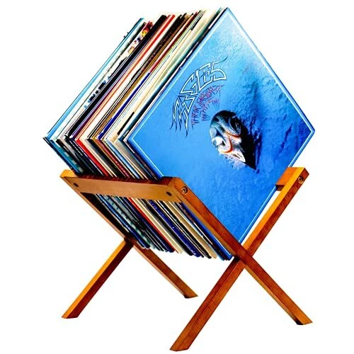 The HHC Vinyl Record Holder Rack I Designer Vinyl Record Storage Decor Displa...
