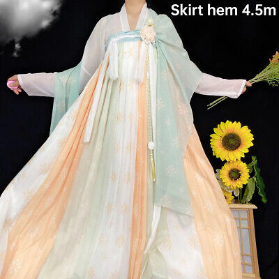 Ancient Chinese Women Costume Hanfu Tang Oriental Dress Fairy Princess Cosplay