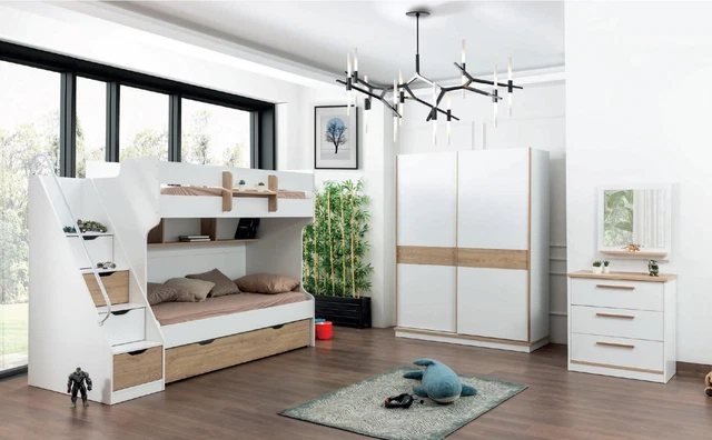 Diseño Armario Puertas Armario Dormitorio Armarios Madera Blanco Marrón