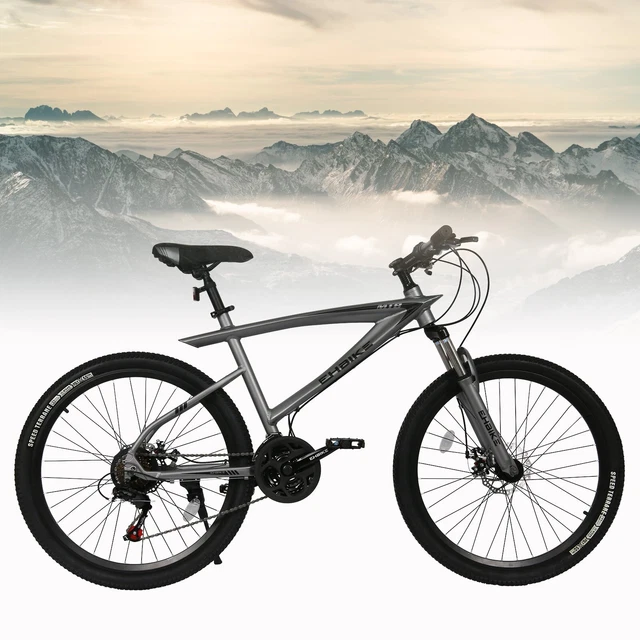 26 IN FULL Suspension Mountain Bike 21 Speed Bicycle High Tensile