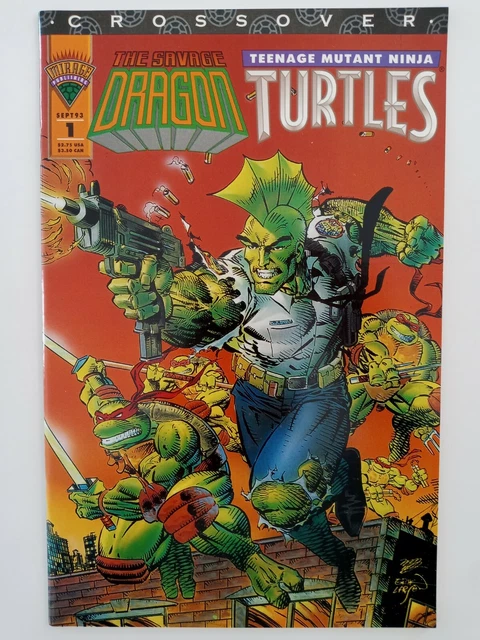 Savage Dragon / Teenage Mutant Ninja Turtles # 1 Image Mirage Crossover 1993