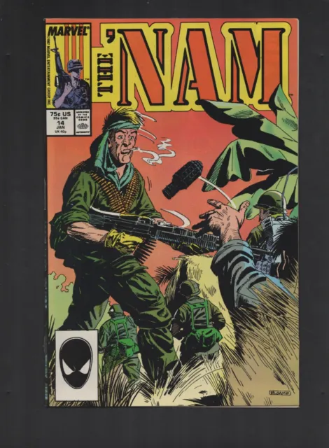 Marvel Comics The 'Nam January 1988 VOL# 1 NO# 14 Comic Book Comicbook 13